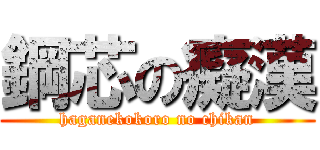 鋼芯の癡漢 (haganekokoro no chikan)