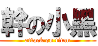 幹の小黑 (attack on titan)