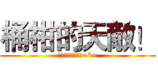 桶柑的天敵！ (很好我不知道英文="=)