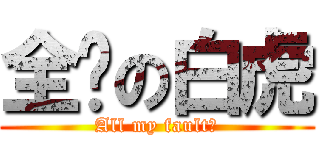 全错の白虎 (All my fault？)