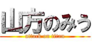 山方のみう (attack on titan)