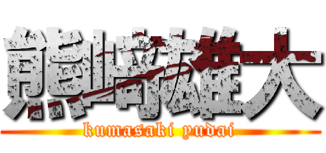 熊﨑雄大 (kumasaki yudai)