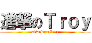 進撃のＴｒｏｙ (attack on beer)