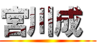 宮川成  ()