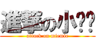 進撃の小貓咪 (attack on miemie)