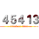 ４５４１３ (attack on titan)
