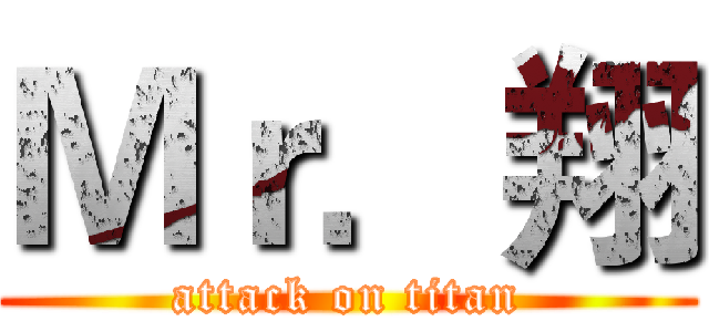 Ｍｒ．翔 (attack on titan)