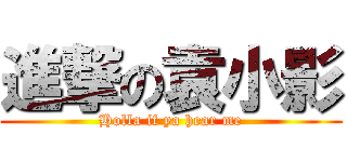 進撃の袁小影 (Holla if ya hear me)