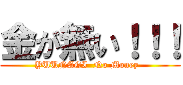 金が無い！！！ (YUUNAGI  No Money  )