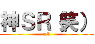 神ＳＲ（笑） (trk)