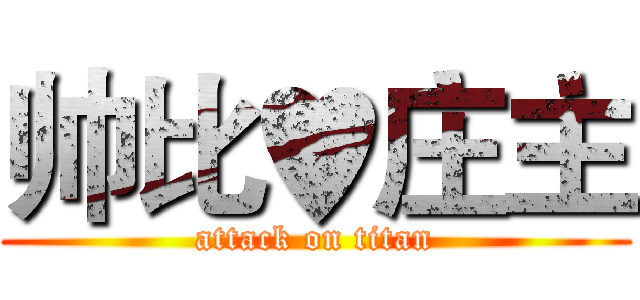 帅比♥庄主 (attack on titan)