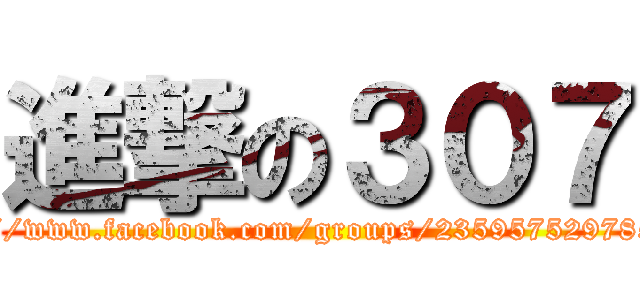 進撃の３０７ (https://www.facebook.com/groups/235957529785188/)