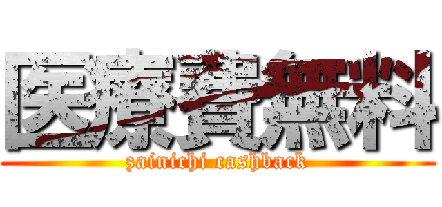 医療費無料 (zainichi cashback)