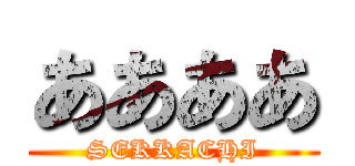 ああああ (SEKKACHI)