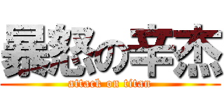 暴怒の辛杰 (attack on titan)