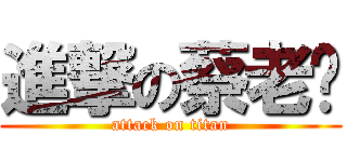 進撃の蔡老闆 (attack on titan)