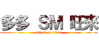 多多 ＳＭ 旺來 (attack on titan)