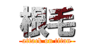根毛 (attack on titan)