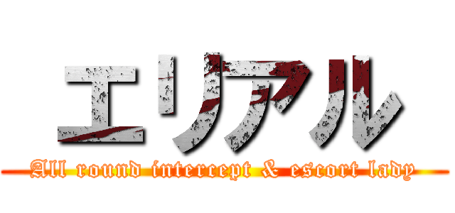  エリアル  (All round intercept & escort lady)