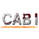 ＣＡＢＩ (Business intelligence)