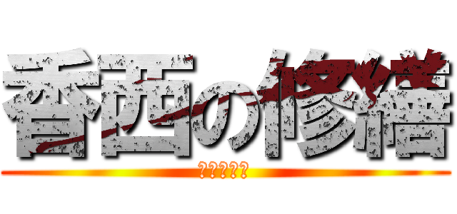 香西の修繕 (価格と時間)