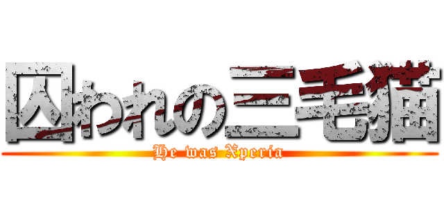 囚われの三毛猫 (He was Xperia)