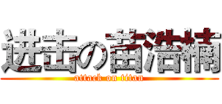 进击の苗浩楠 (attack on titan)