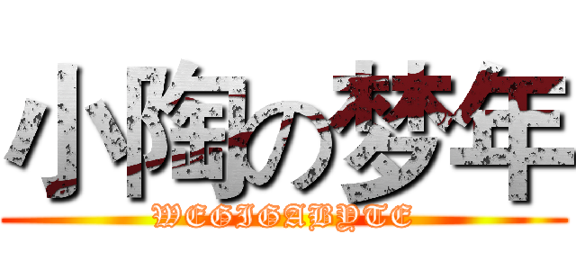 小陶の梦年 (WEGIGABYTE)
