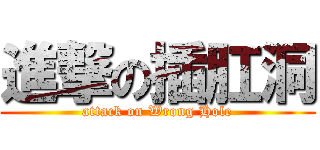 進撃の插肛洞 (attack on Wrong Hole)