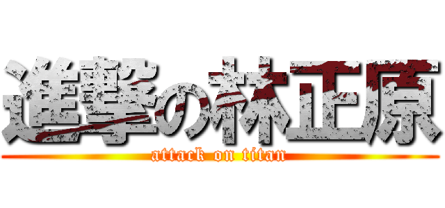 進撃の林正原 (attack on titan)