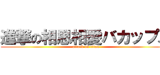 進撃の相思相愛バカップル (attack on titan)