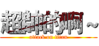 超帥的啊～ (attack on titan)