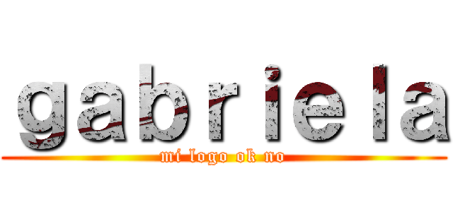 ｇａｂｒｉｅｌａ (mi logo ok no)