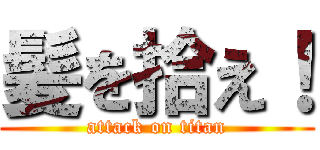 髪を拾え！ (attack on titan)