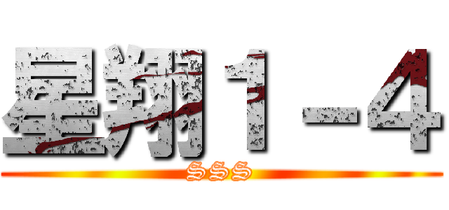 星翔１－４ (SSS)