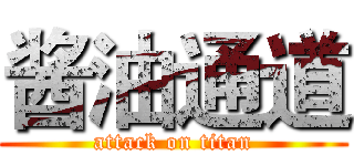 酱油通道 (attack on titan)
