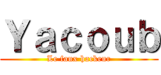 Ｙａｃｏｕｂ (Le faux hackeur)