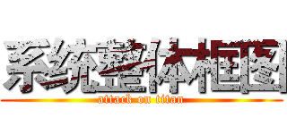 系统整体框图 (attack on titan)