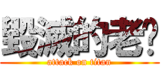 毀滅的老闆 (attack on titan)
