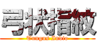 弓状指紋 (Tungus Indio)