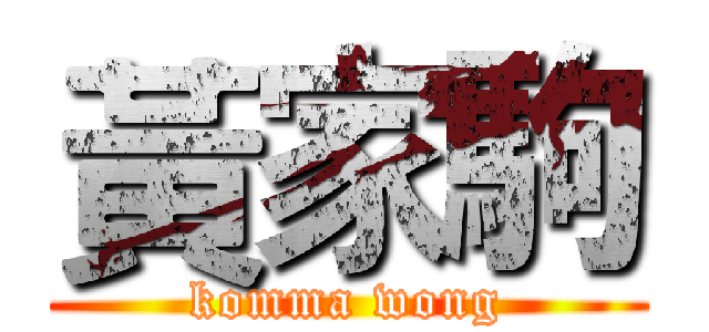 黃家駒 (komma wong)