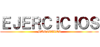 ＥＪＥＲＣＩＣＩＯＳ (MUSICALES)
