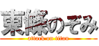 東條のぞみ (attack on titan)