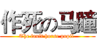 作死の马瞳 (The fault horse pupil )