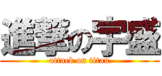 進撃の宇盛 (attack on titan)
