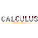 ＣＡＬＣＵＬＵＳ (attack on titan)