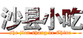 沙县小吃 (she jian shang de China)