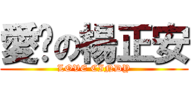 愛妳の楊正安 (LOVE CINDY)