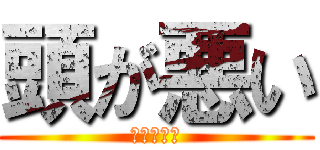 頭が悪い (マジヤバイ)
