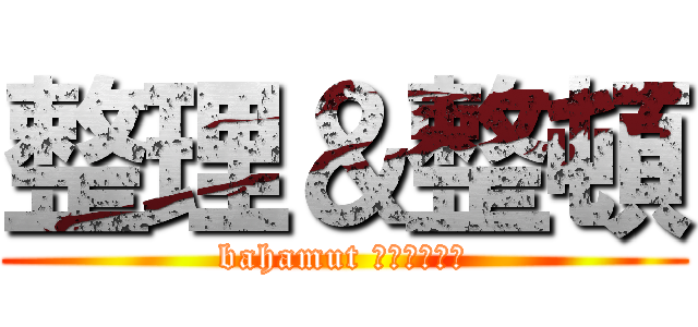 整理＆整頓 (bahamut 共有フォルダ)